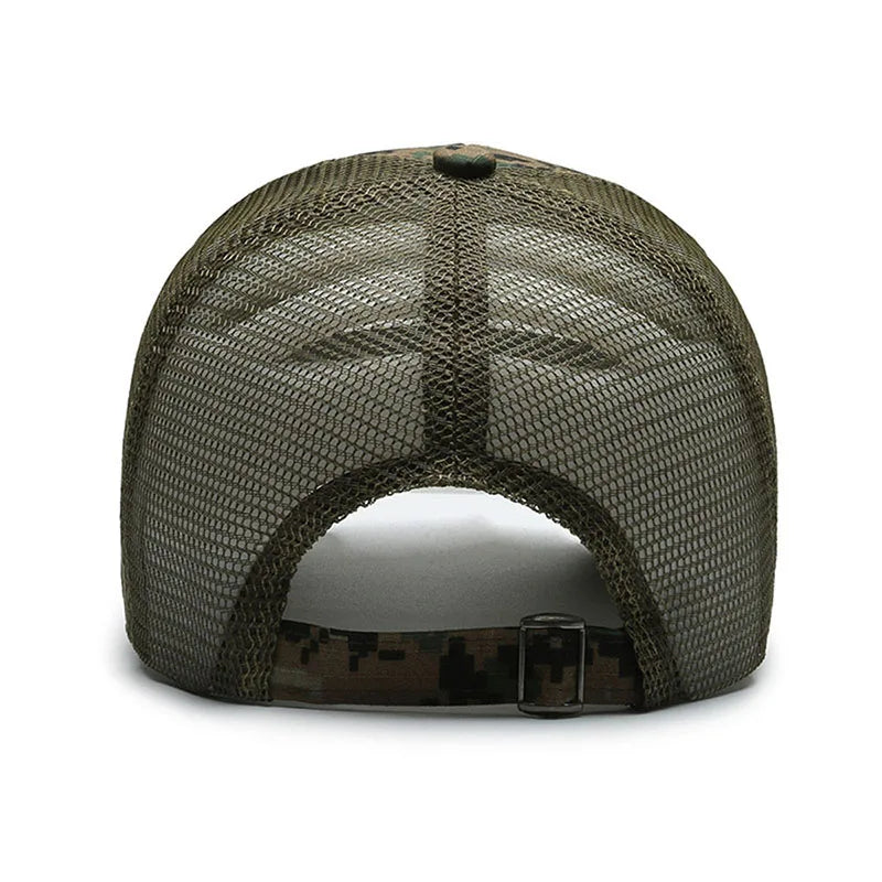 American Flag Camouflage Baseball Cap Breathable
