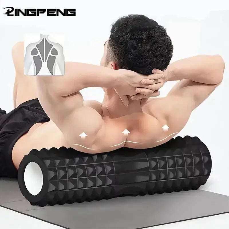 45 or 30cm Foam Massage Roller Hollow Column Fitness Equipment for Muscle Massage Physiotherapy and Sports Rehabilitation