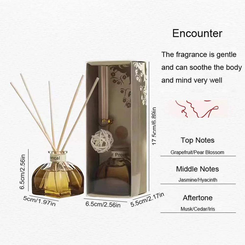 50ml Flameless Aromatherapy Essential Oil Vine Aromatherapy Ornament Expansion Liquid Bathroom deodorizer Home Decoration