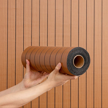 NINETAI Peel and Stick Floor Tile,1 roll of decorative 3D wall panels, measuring 15.75x118.11 inches (12.92 square feet