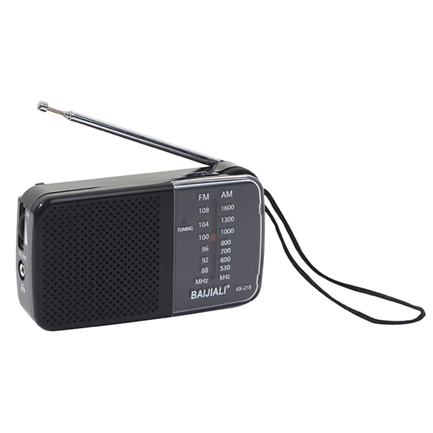 Digital Radio Built-in Speaker Portable Mini Radio SW/AM/FM Battery Operated Telescopic Antenna for Indoor Outdoor Emergency Use