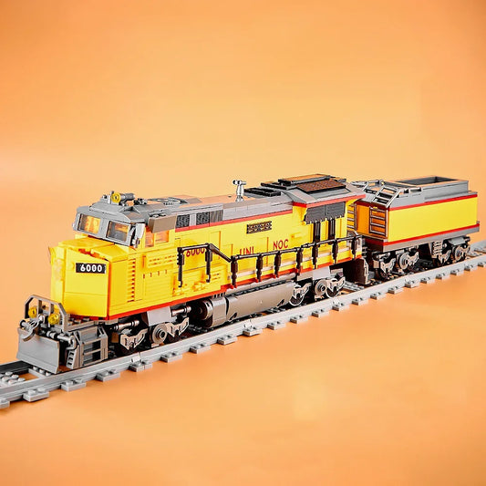 Vintage Train Building Blocks Set Movable Model 1162PCS Construction Toy Kids Home Decor Perfect for Christmas Holiday Presents