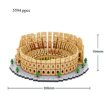 Eiffel Tower Paris Architectural Micro Mini Model Building Blocks Toy : Enhance Your Office Decor, Boost Hand Skills Gift