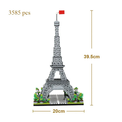 Leaning Tower of Pisa Micro Mini Building Blocks Toys-Cubicle and Home Décor,Historical Enthusiasts'Collectible,Educational