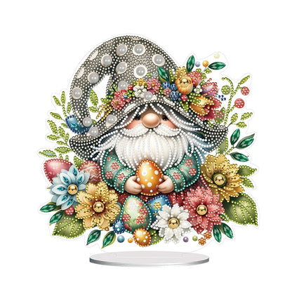 Special Shape Table Top Diamond Painting Ornament Kits Cute Gnome Diamond Painting Desktop Decorations Bedroom Table Decoration