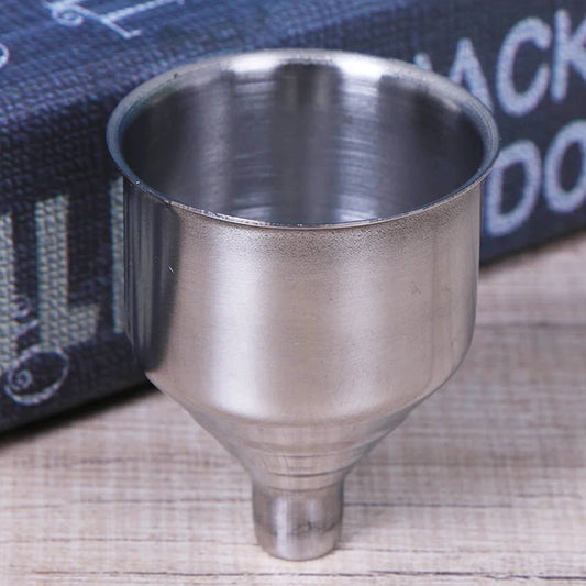 Stainless Steel Funnel Non-toxic Oil Liquid Funnel  Multi-function Handhold Portable Security Food Grade Kitchen Supplies