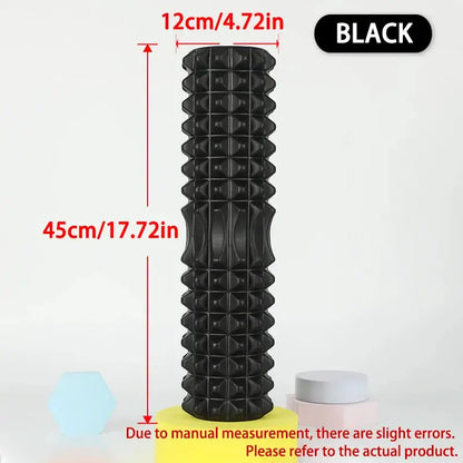 45 or 30cm Foam Massage Roller Hollow Column Fitness Equipment for Muscle Massage Physiotherapy and Sports Rehabilitation