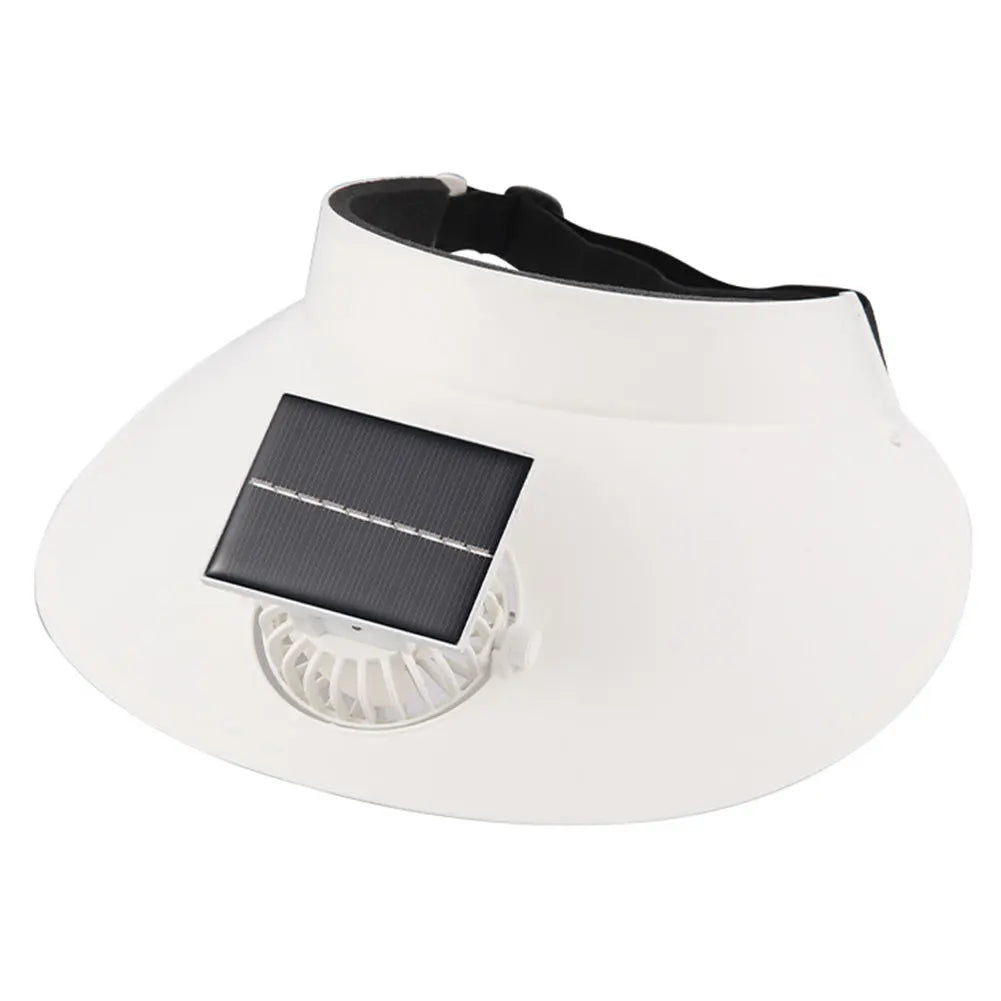 Empty Top Cap with Fan Three Temp Settings Breathable Cooling Fan Hat for Women for Sun Protection and Outdoor
