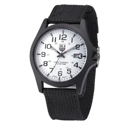 Sports Watch Quartz Nylon Band with Date