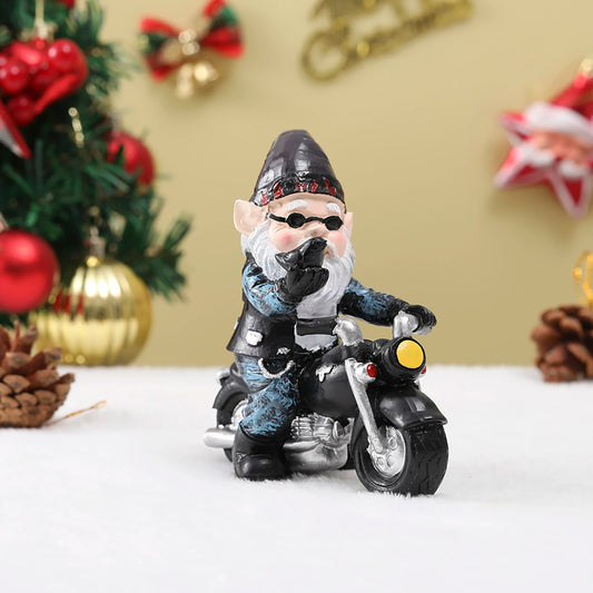 Resin Gnome Statue Waterproof Mini Decor Statue Pastoral Landscape Ornaments Suitable for Outdoor Yard Patio Decoration