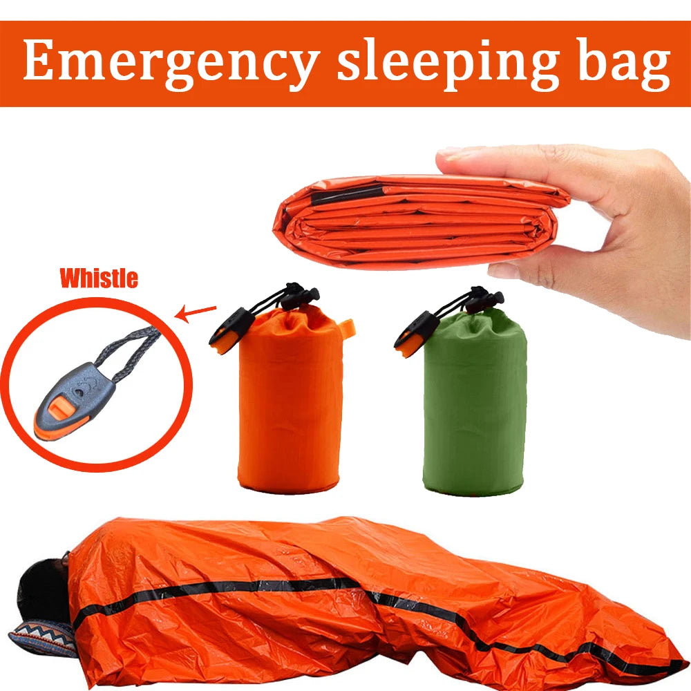 Portable Waterproof Emergency Survival Sleeping Bag Outdoor Camping Gear