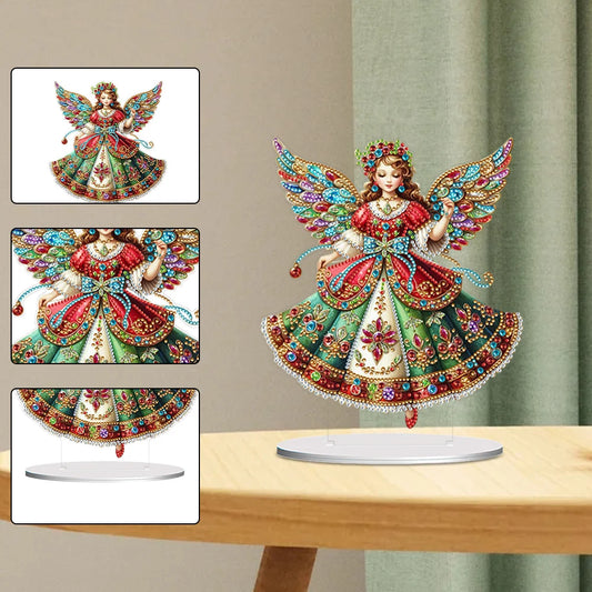 Special Shape Angel Girl Diamond Painting Tabletop Ornaments Kit Desktop Diamond Art Kits Diamond Painting Desktop Decorations