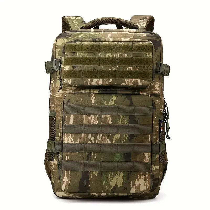 Tactical Camouflage Backpack, Hiking, Camping, Large Capacity Outdoor Sports