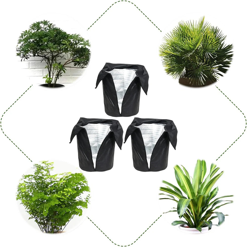 1/3PCS Potted Plants Thermal Protective Bag Winter Frost Protection Bag  Plant Insulation Cover Garden Yard Anti-freeze Tool