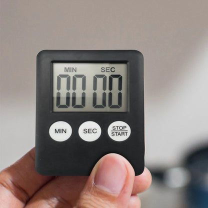 10-1PC Mini Electronic Timer Stopwatch LCD Display for Sports Exercise Baking Cooking Digital Timer Multi-Function Kitchen Timer