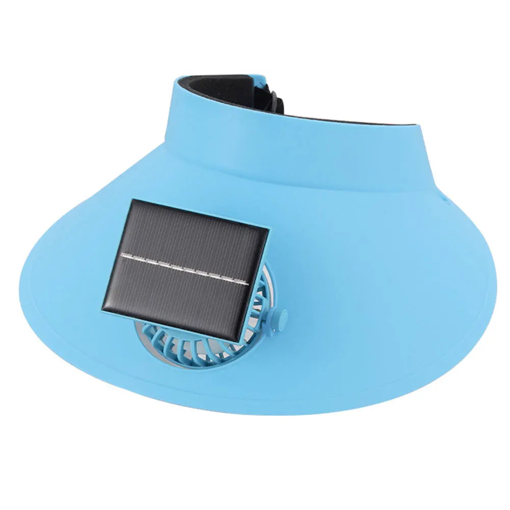 Empty Top Cap with Fan Three Temp Settings Breathable Cooling Fan Hat for Women for Sun Protection and Outdoor