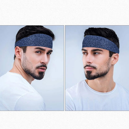1-6Pcs Ultra-Thin Sports Sweatband Breathable Absorbent Headband Sweat Hair Head Band Soft Smooth Outdoor Sport Yoga Headband