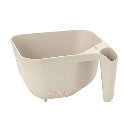 3 Quart Colander BPA Free Food Safe Plastic Strainer with Handle Heavy Duty Heat Resistant Pasta and Veggies Kitchen Drainer St