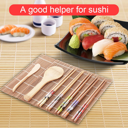 /set Bamboo Sushi Making Kit Family  Party Homemade Sushi Gadget For Food Lovers Sushi Making Kit Sushi Kit Sushi Mat