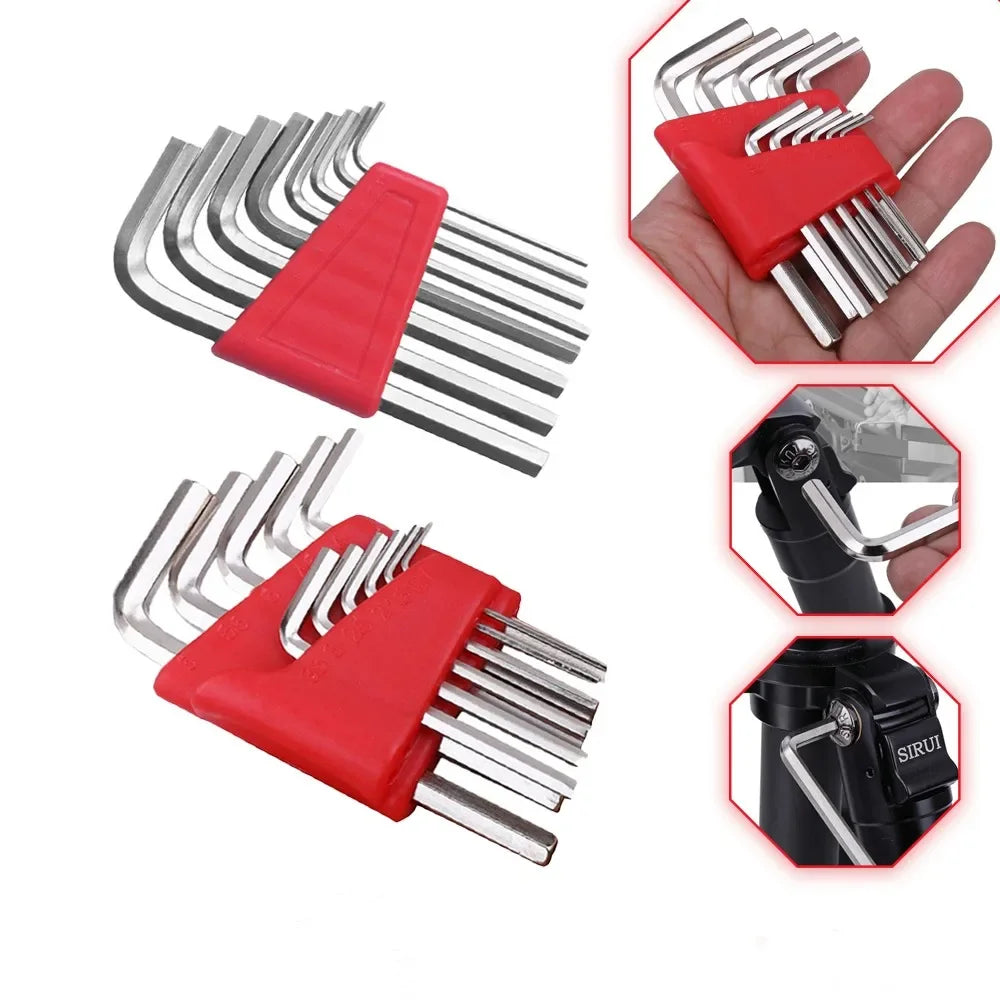 5/8/11 Pcs Metric Allen Key Set Hex Wrench L-Key Short Arm 1.5-6mm