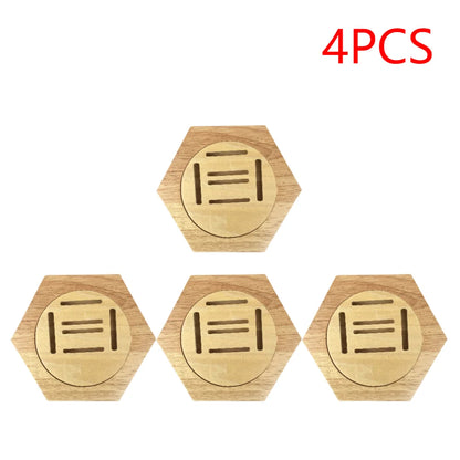 1-10Pcs Honeycomb Combination Stand Honor Marathons Medal Display Racks Hexagonal Wood Display Holder Board Hanger Wall Decor