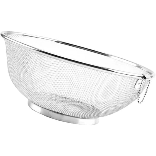 Stainless Steel Fruit Veggie Washing Bowl over The Sink Colander Kitchen Drainage Basket