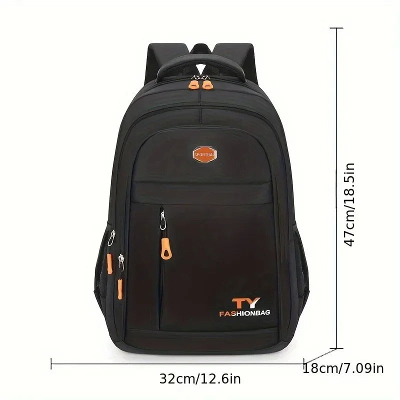 1 Pc Backpack, Large Capacity Waterproof Adjustable Can Carry Computer