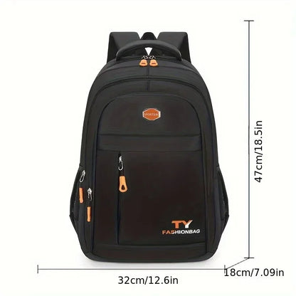 1 Pc Backpack, Large Capacity Waterproof Adjustable Can Carry Computer