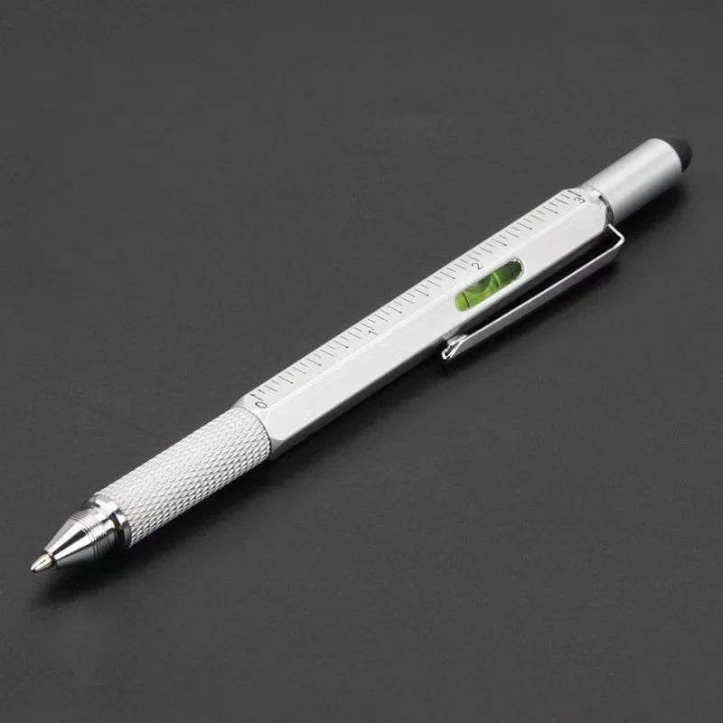 7-in-1 Multifunctional Pen Stylus Touchscreen Screwdriver Ruler Level Tool