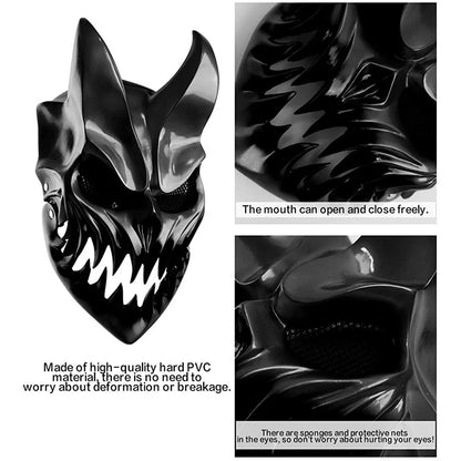 Mask with Movable Mouth Slaughter To Prevail Mask with Movable Mouth Cosplay Costume Music Party Deathcore Kid of Darkness Masks