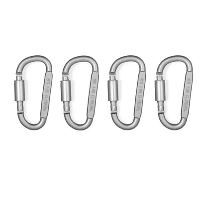 4-6PCS Carabiner Set For Key Camping EDC Outdoor Keychain Clip Alloy Aluminum Tactical Hook