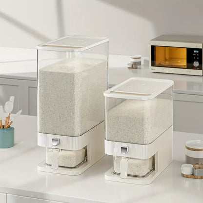 1 storage container for grains and rice, large-capacity grain storage container, household reusable rice bucket with pest and mo