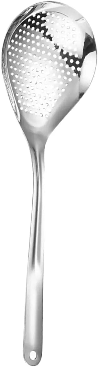 Kitchen Cooking Tool Stainless Steel Colander Slotted Ladle Spoon for Frying