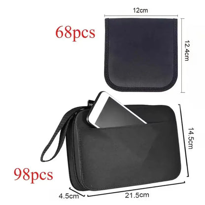Portable Sewing Kit 68Pcs or 98Pcs, Multi-color Polyester Thread &amp; Tools Set, Compact Zipper Case for Home Travel Garment Repair