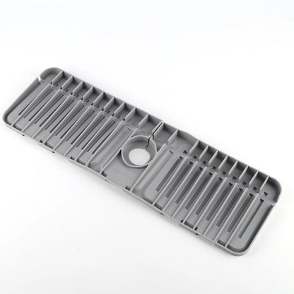 Silicone Drip Catcher Tray Quick Dry Water Catcher Mat Multi-Purpose Faucet Drainage Pad Drying Mat for Kitchen Bathroom
