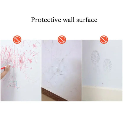 Wall Protective Film Scratch-resistant Anti-dirty Does Not Hurt The Wall Home Transparent Electrostatic Wall Protection Sticker
