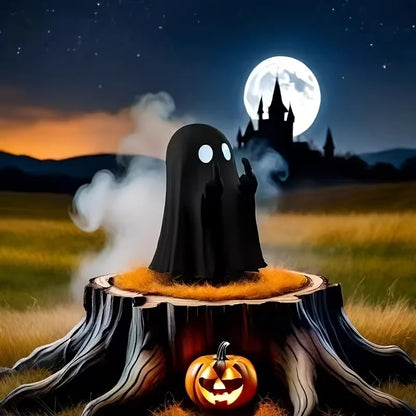 2pcs Small Ghost Scare You Creative Halloween Cute Ghost Ornaments for Home Office Party All Suitable