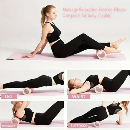 45 or 30cm Foam Massage Roller Hollow Column Fitness Equipment for Muscle Massage Physiotherapy and Sports Rehabilitation