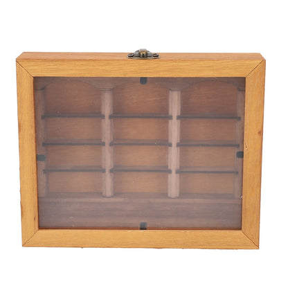 Miniature Book Boxes Display Case Stylish Miniature Bookshelf Decoration 196 Folded Books Artistic Exquisite for Coffee Shop