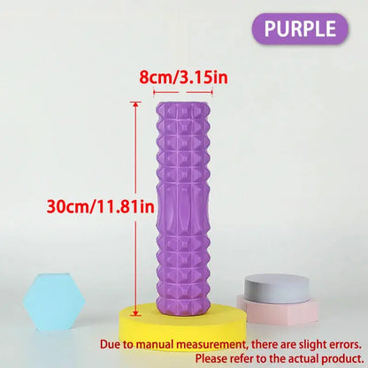 45 or 30cm Foam Massage Roller Hollow Column Fitness Equipment for Muscle Massage Physiotherapy and Sports Rehabilitation