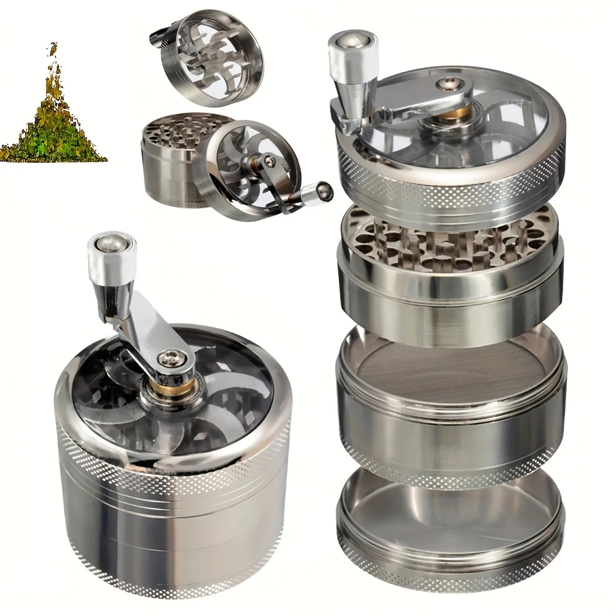 Nut and Hard Spice Grinder for Nutmeg Ginger Salt and Peppercorn Hand tools, crushers