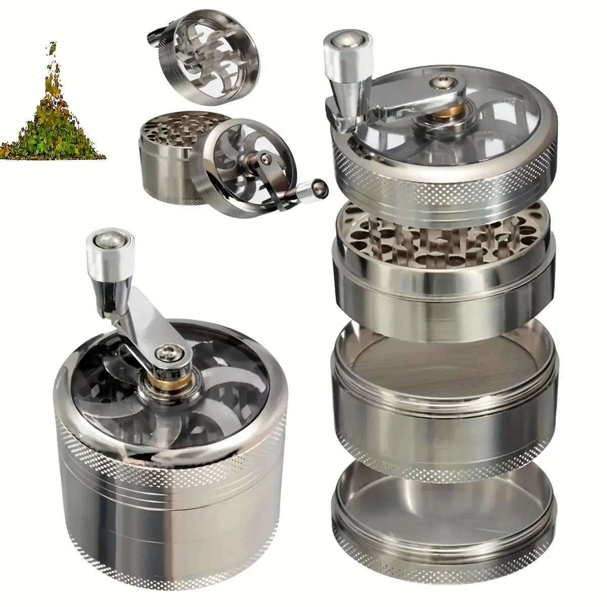 Nut and Hard Spice Grinder for Nutmeg Ginger Salt and Peppercorn Hand tools, crushers