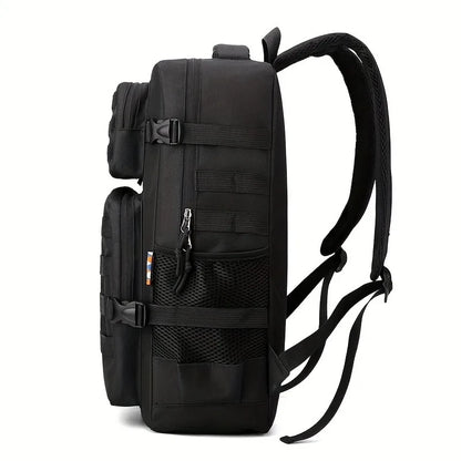 Tactical Backpacks Men's Camouflage Backpack, Hiking And Camping Backpack, LargeCapacity Multi-layer Outdoor Sports Backpack