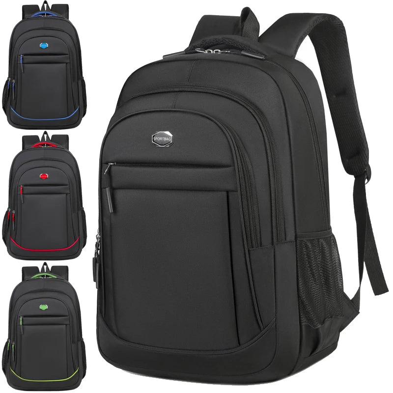 Large Capacity Travel Laptop Backpack Business School Bookbag Unisex