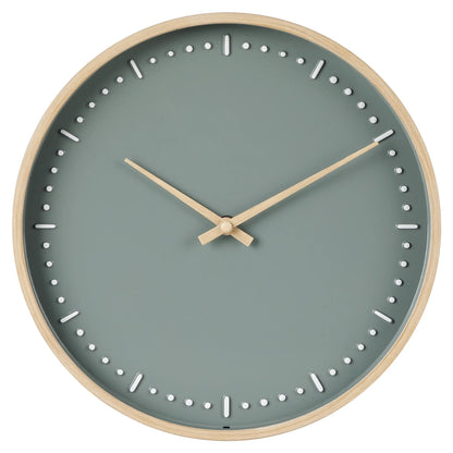Modern Abstract Wall Art Clock - 11.5 Inch Oversized Canvas Print, Silent Sweep, Contemporary Home Office Decor
