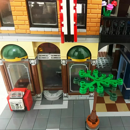 Creative Expert ParisianRestaurant Street View Building Blocks Assembly Model Sets Bricks Toys Decor Gift For Kids Adults 10243