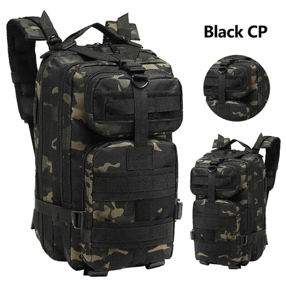 30L Tactical Backpack Assault Backpack Molle 3P Camping Hunting Backpacks Camo 3 Day Rucksack Men Hiking Outdoor Travel Backpack