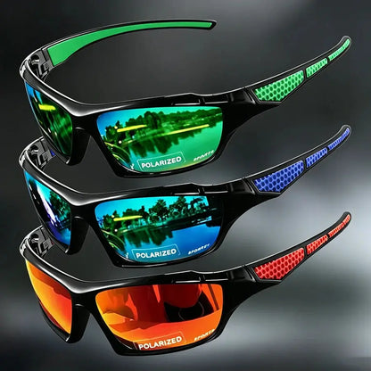Fashion Sports Sunglasses Polarized UV Protection Personalized Glasses Round Frame Metal UV400 Eyewear