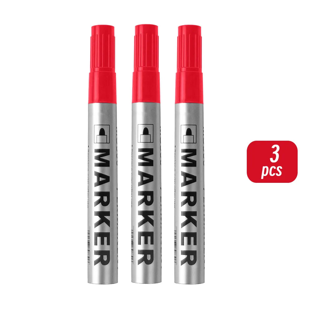 Permanent Paint Markers Waterproof Black Quick Drying Oil Based Pen
