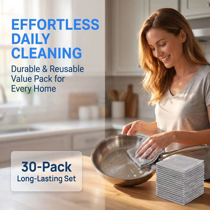 Multi-Pack Heavy‑duty mesh cleaning cloths for dishes pans sinks and stovetops